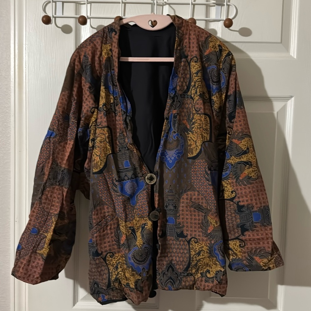 Batik cotton Jacket sizeM to L